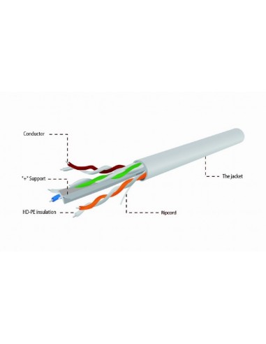 Gembird UPC-6004SE-SOL 100 cable de red Gris 100 m Cat6
