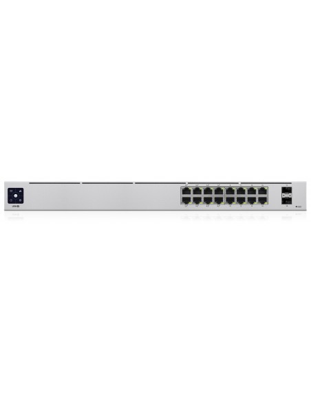 Ubiquiti UniFi 16-Port PoE Gestionado L2 L3 Gigabit Ethernet (10 100 1000) Energía sobre Ethernet (PoE) 1U Plata
