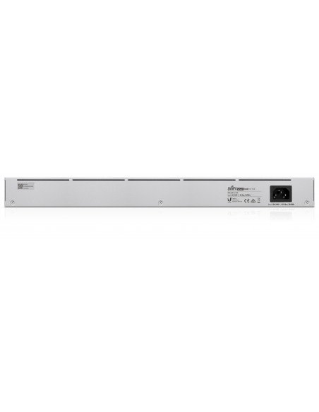 Ubiquiti UniFi 16-Port PoE Gestionado L2 L3 Gigabit Ethernet (10 100 1000) Energía sobre Ethernet (PoE) 1U Plata