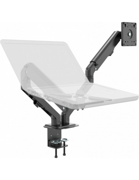 Vision VFM-DAD 4 soporte para monitor 68,6 cm (27") Negro Escritorio