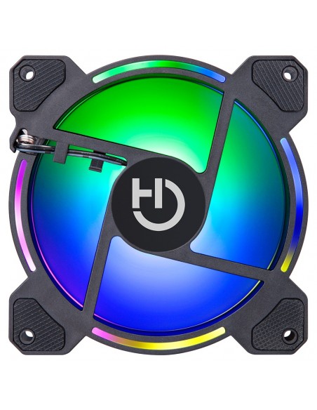 Hiditec N9-ARGB Carcasa del ordenador Ventilador 12 cm Negro