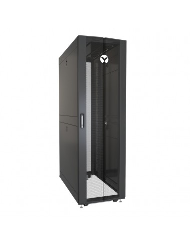 Vertiv VR3300 armario rack 42U Rack o bastidor independiente Negro, Transparente