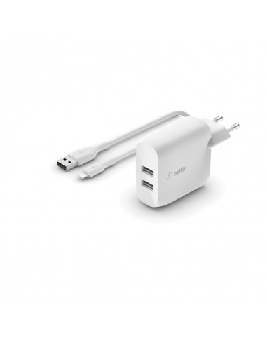 Belkin WCD001VF1MWH cargador de dispositivo móvil Universal Blanco Corriente alterna Interior