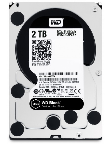Western Digital Black 3.5" 2 TB Serial ATA III
