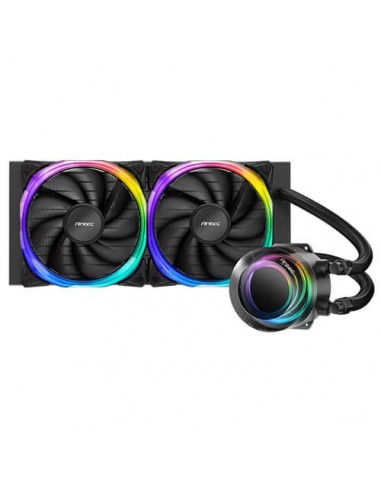 Antec VORTEX 240 ARGB Procesador Sistema de refrigeración líquida todo en uno Negro