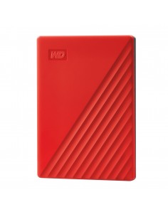 Western Digital My Passport disco duro externo 4 TB Rojo