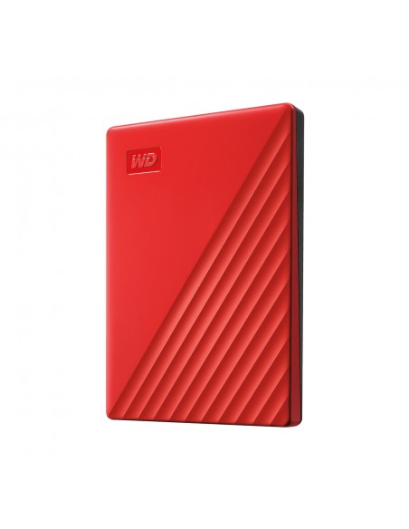 Western Digital My Passport disco duro externo 4 TB Rojo