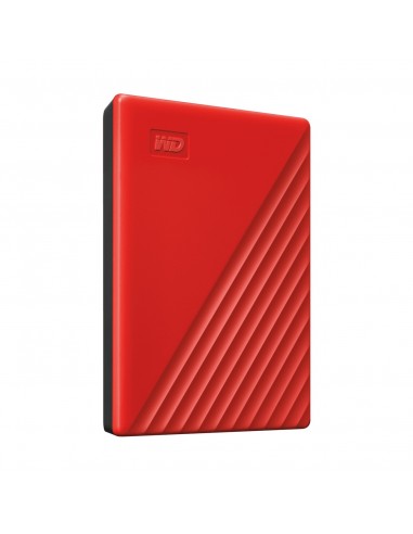 Western Digital My Passport disco duro externo 4 TB Rojo