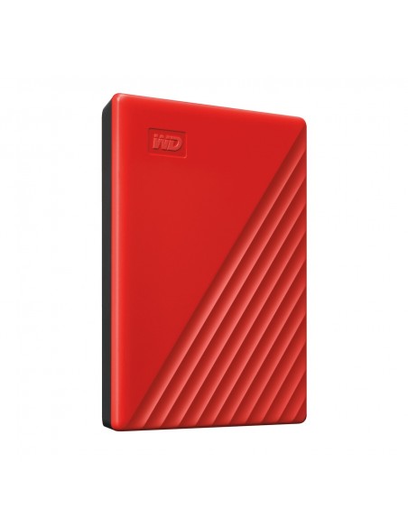 Western Digital My Passport disco duro externo 4 TB Rojo