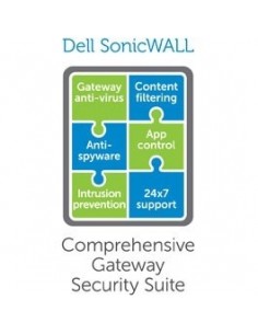 SonicWall Comprehensive Gateway Security Suite Cortafuegos 1 licencia(s) 1 año(s)