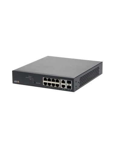 Axis 01191-002 switch Gestionado Gigabit Ethernet (10 100 1000) Energía sobre Ethernet (PoE) Negro