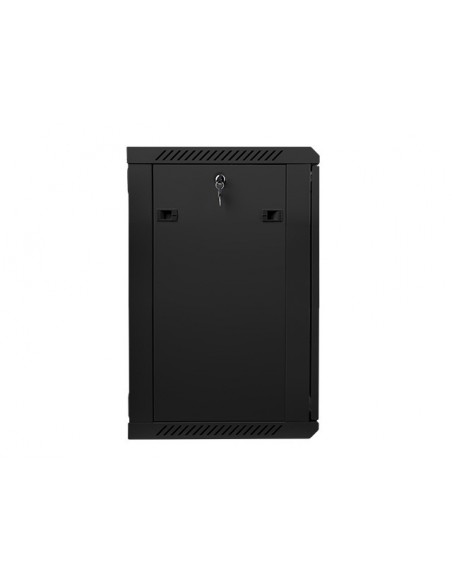 Lanberg WF01-6415-10B armario rack 15U Bastidor de pared Negro