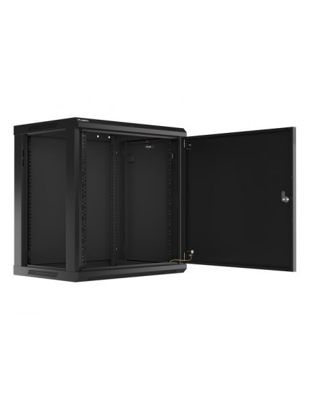 Lanberg WF01-6412-00B armario rack 12U Bastidor de pared Negro