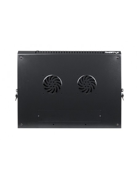 Lanberg WF01-6412-10B armario rack 12U Bastidor de pared Negro