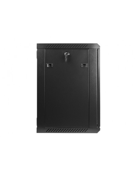 Lanberg WF01-6412-10B armario rack 12U Bastidor de pared Negro