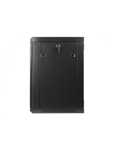 Lanberg WF01-6412-10B armario rack 12U Bastidor de pared Negro