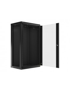 Lanberg WF01-6422-10B armario rack 22U Bastidor de pared Negro 2
