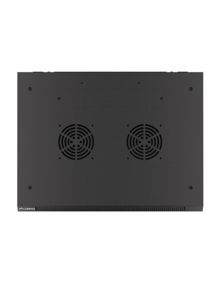 Lanberg WF01-6422-10B armario rack 22U Bastidor de pared Negro
