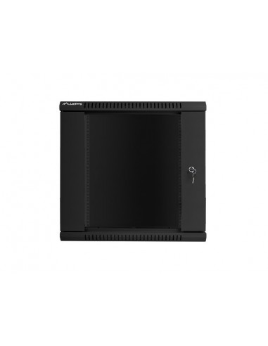 Lanberg WF01-6612-10B armario rack 12U Bastidor de pared Negro