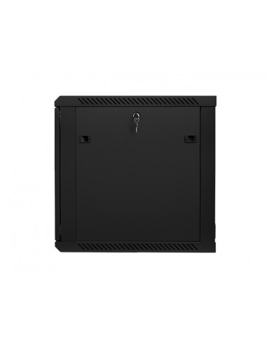 Lanberg WF01-6612-10B armario rack 12U Bastidor de pared Negro