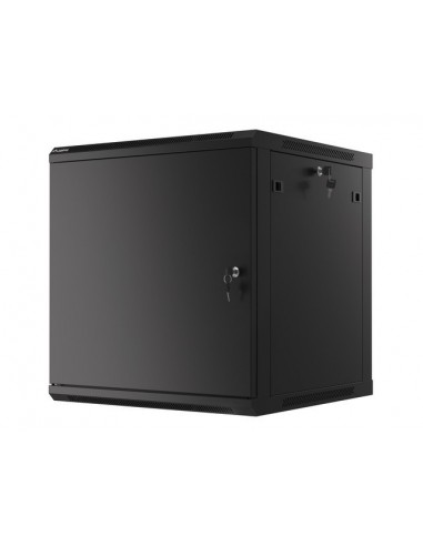 Lanberg WF01-6612-00B armario rack 12U Bastidor de pared Negro