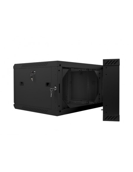 Lanberg WF02-6606-10B armario rack 6U Bastidor de pared Negro