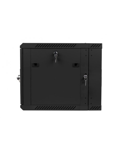 Lanberg WF02-6609-10B armario rack 9U Bastidor de pared Negro