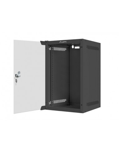 Lanberg WF10-2309-10B armario rack 9U Bastidor de pared Negro