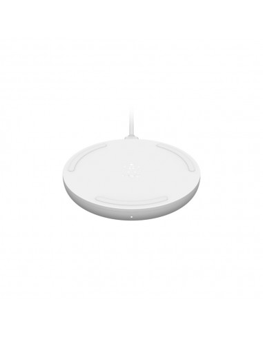 Belkin WIA001VFWH cargador de dispositivo móvil Teléfono móvil Blanco Corriente alterna Cargador inalámbrico Carga rápida Auto
