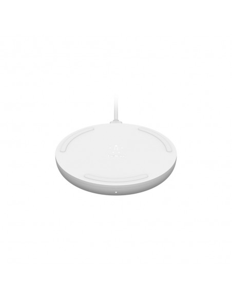 Belkin WIA001VFWH cargador de dispositivo móvil Teléfono móvil Blanco Corriente alterna Cargador inalámbrico Carga rápida Auto