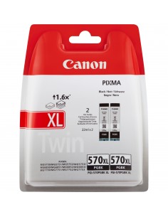 Canon 0318C007 cartucho de tinta 2 pieza(s) Original Alto rendimiento (XL) Negro