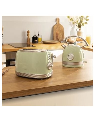 Cecotec Vintage 800 6 2 rebanada(s) 850 W Verde