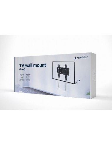 Gembird WM-42F-01 soporte para TV 106,7 cm (42") Negro