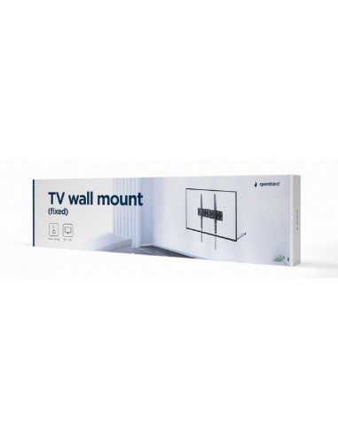 Gembird WM-55F-02 soporte para TV 139,7 cm (55") Negro