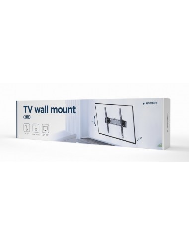 Gembird WM-55T-02 soporte para TV 139,7 cm (55") Negro