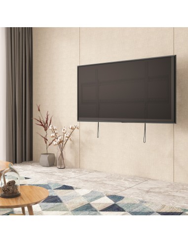 AISENS Soporte ECO Ultra Delgado para Monitor TV 75Kg de 37-90, Negro