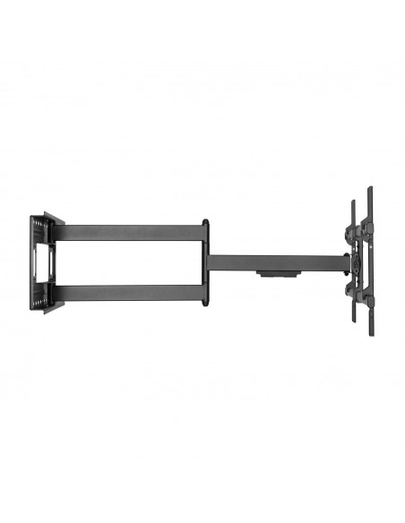 AISENS Soporte Pro Giratorio, Inclinable Y Nivelable Para Monitor tv 50kg De 43-80, Negro