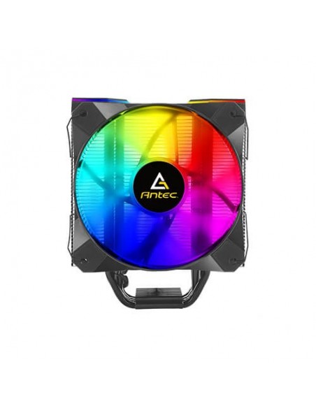 Antec FrigusAir 400 ARGB Conjunto de chips Refrigerador de aire 12 cm Negro 1 pieza(s)