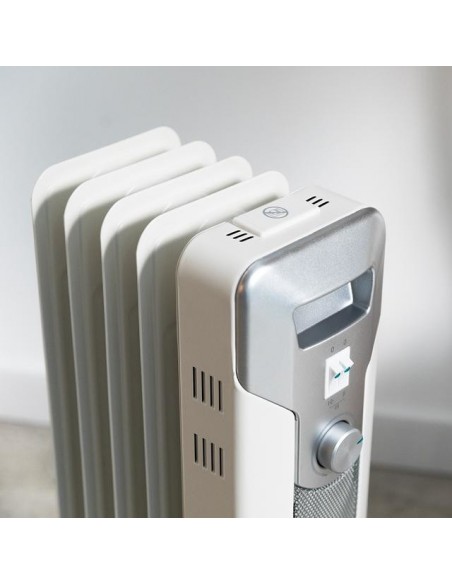 Cecotec 07800 calefactor eléctrico Interior Blanco 1000 W Radiador de aceite eléctrico