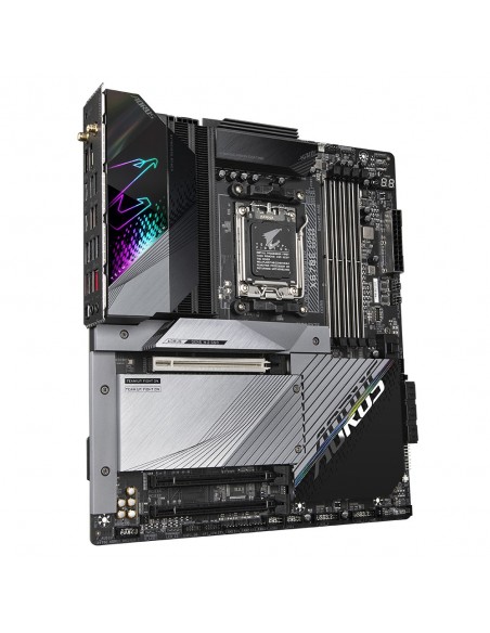Gigabyte X670E AORUS MASTER (REV. 1.0) placa base AMD X670 Zócalo AM5 ATX Gigabyte X670E AORUS MASTER (REV. 1.0) placa base AMD X670 Zócalo AM5 ATX