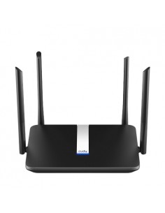 Cudy X6 router inalámbrico Gigabit Ethernet Doble banda (2,4 GHz   5 GHz) Negro