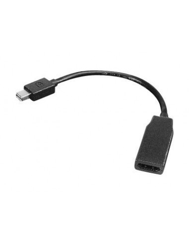 Lenovo 0B47089 adaptador de cable de vídeo 0,2 m Mini DisplayPort HDMI Negro