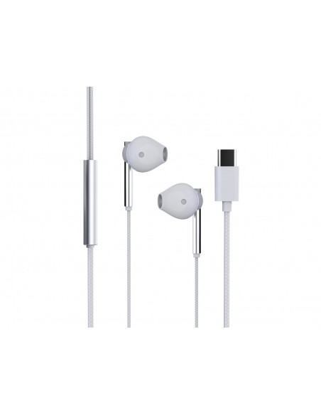 Trevi HMP 700 C Auriculares Alámbrico Dentro de oído Llamadas Música USB Tipo C Blanco