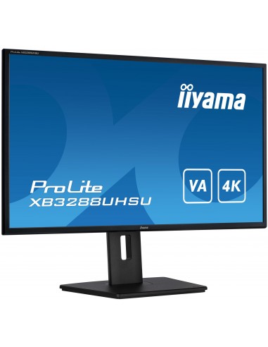iiyama ProLite XB3288UHSU-B5 pantalla para PC 80 cm (31.5") 3840 x 2160 Pixeles 4K Ultra HD LCD Negro