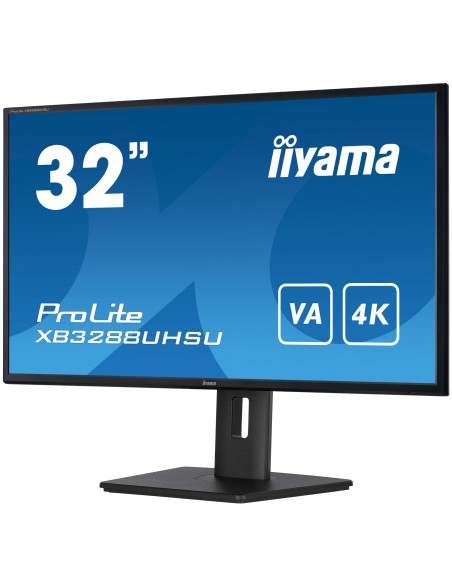 iiyama ProLite XB3288UHSU-B5 pantalla para PC 80 cm (31.5") 3840 x 2160 Pixeles 4K Ultra HD LCD Negro