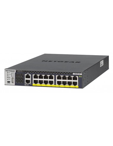 NETGEAR M4300-16X Gestionado L3 10G Ethernet (100 1000 10000) Energía sobre Ethernet (PoE) 1U Negro