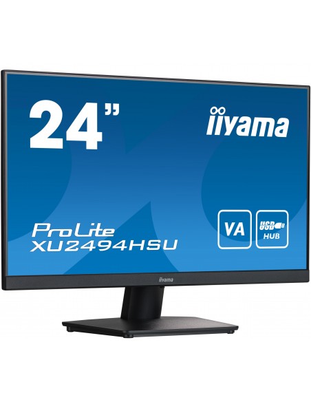iiyama ProLite XU2494HSU-B2 pantalla para PC 60,5 cm (23.8") 1920 x 1080 Pixeles Full HD LED Negro