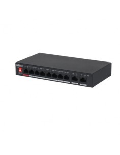 Dahua Technology PoE PFS3010-8ET-96-V2 switch No administrado Gigabit Ethernet (10 100 1000) Energía sobre Ethernet (PoE) Negro