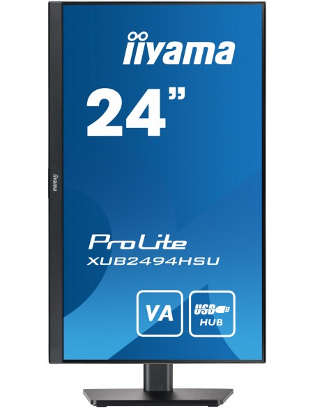 iiyama ProLite XUB2494HSU-B2 pantalla para PC 60,5 cm (23.8") 1920 x 1080 Pixeles Full HD LED Negro
