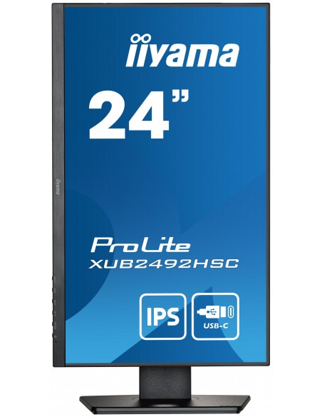 iiyama ProLite XUB2492HSC-B5 LED display 61 cm (24") 1920 x 1080 Pixeles Full HD Negro